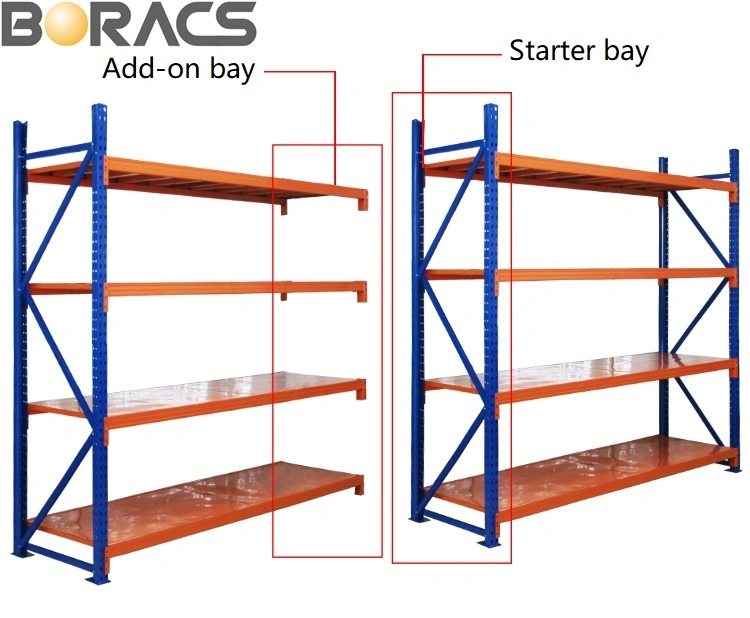 Medium Duty Popular Sale OEM Industrial Warehouse Longspan Storage Shelving/Storage Racking/Steel Shelving